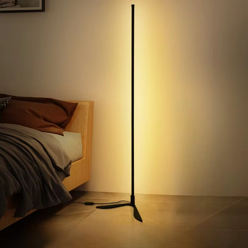 Smart RGB Floor Lamp Three Splicing Stand Mood Lighting LED Lights for Bedroom Game Room Atmosphere Light Living Room Decor