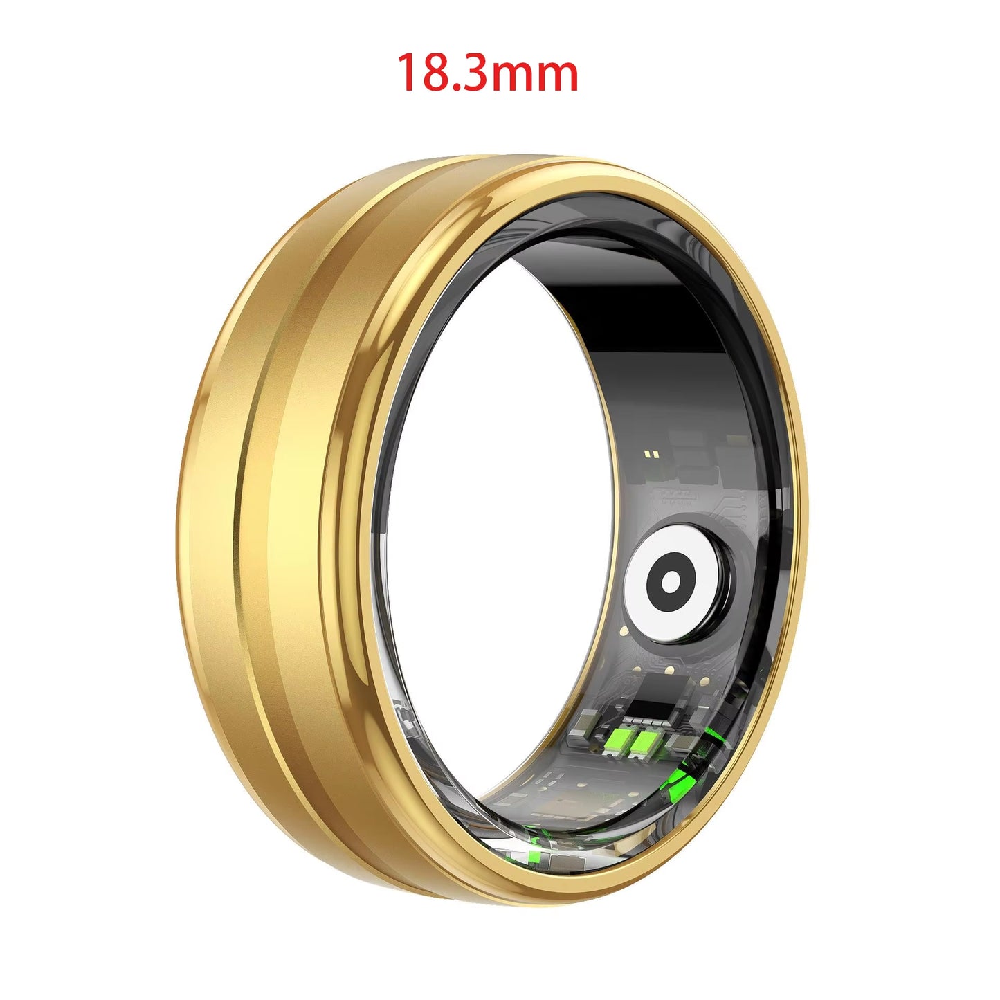 R06(Qring) Steps Heart Rate Pressure Blood Oxygen Saturation Sleep Distance Calories IP68 Smart Ring Waterproof Multi-Sport Mode