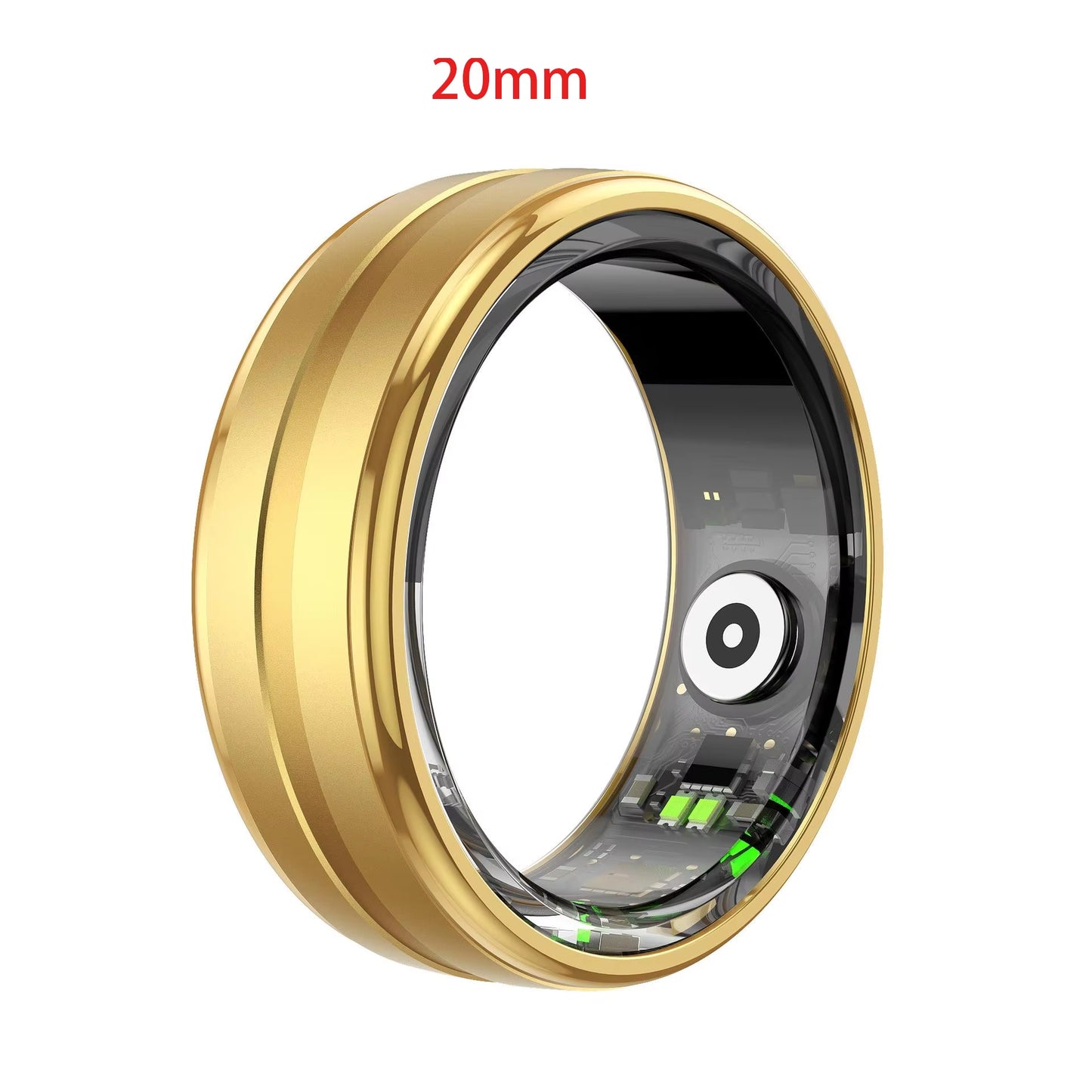 R06(Qring) Steps Heart Rate Pressure Blood Oxygen Saturation Sleep Distance Calories IP68 Smart Ring Waterproof Multi-Sport Mode