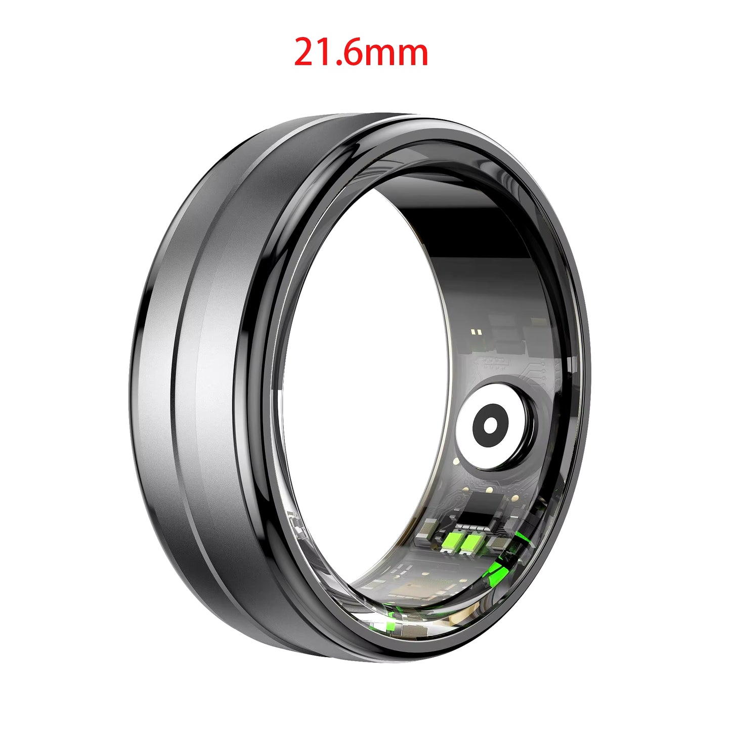 R06(Qring) Steps Heart Rate Pressure Blood Oxygen Saturation Sleep Distance Calories IP68 Smart Ring Waterproof Multi-Sport Mode