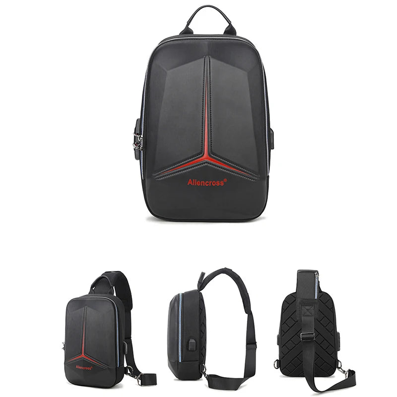 Men's Secure Travel Shoulder Bag